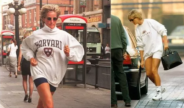 Chic and Comfortable Styling the Princess Diana Harvard Sweatshirt